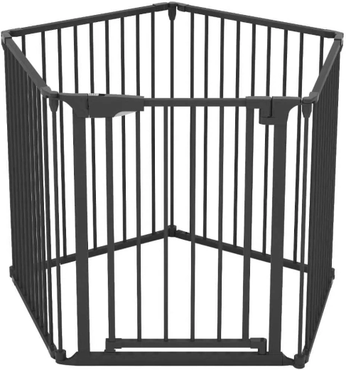 BabyProtectPro Safety Gate, black (87–343 cm)