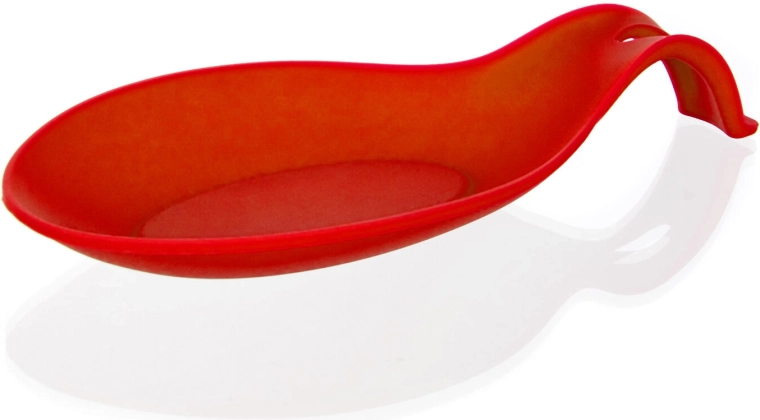 Silikonen aflegbakje voor pollepels CULINARIA, rood