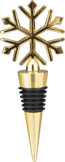 Wine stopper in the shape of a gold star 11.5 × 4.5 × 2 cm