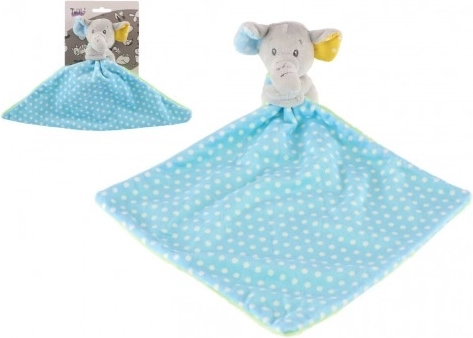 Plush Elephant Soothing Blanket for Babies