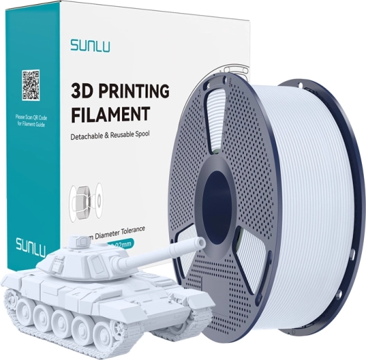 Filament Sunlu PLA+ high-speed wit 1,75 mm