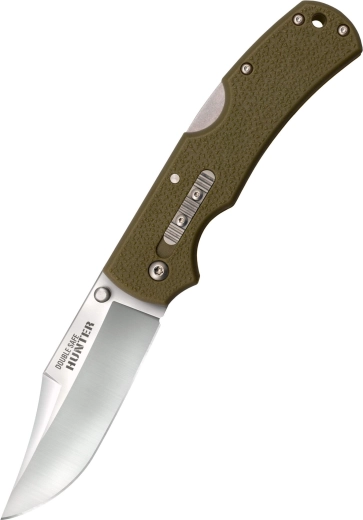 Couteau de chasse pliant Cold Steel Double Safe Hunter vert 8,9 cm