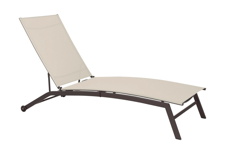 Stevig metalen frame met elegante lijn