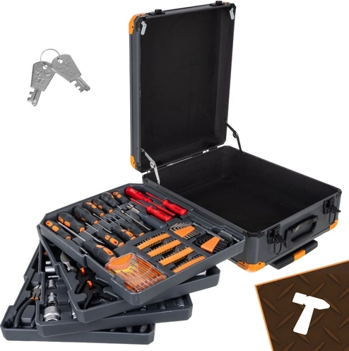 Overzichtelijke organisatie in 4 uitneembare inzetstukken