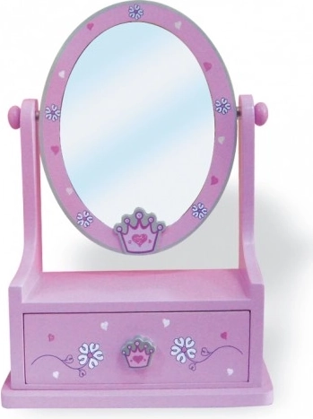 Rotating mirror for comfortable use