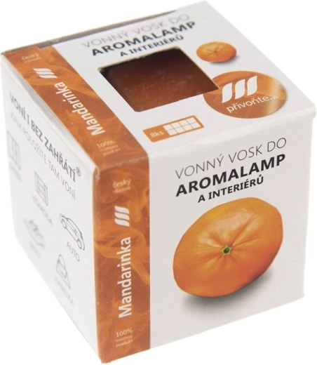 Cire parfumée pour brûle-parfum mandarine 8 pcs 30 g