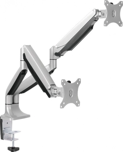 Support pour deux moniteurs 13–27" avec capacité de charge 2×9 kg