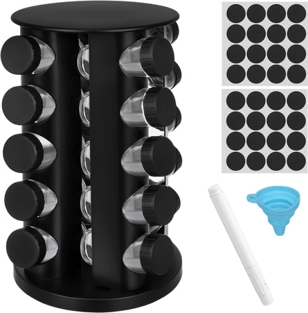 Gewürzset RUHHY 20 Stück mit drehbarem 360°-Ständer
