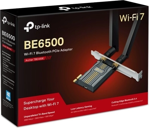 Tri-band Wi-Fi 7 with speeds of up to 6,452 Mbps