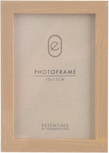 Cadre photo en bois marron 10 × 15 cm