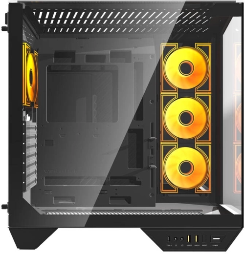 Tempered glass and tidy cable management