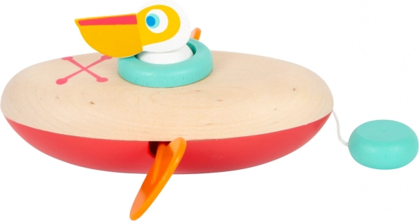 SMALL FOOT waterspeelgoed pelikaan – opwindbare kano