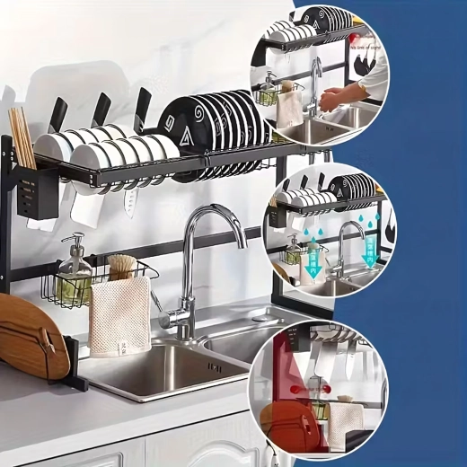 Stable powder-coated steel construction