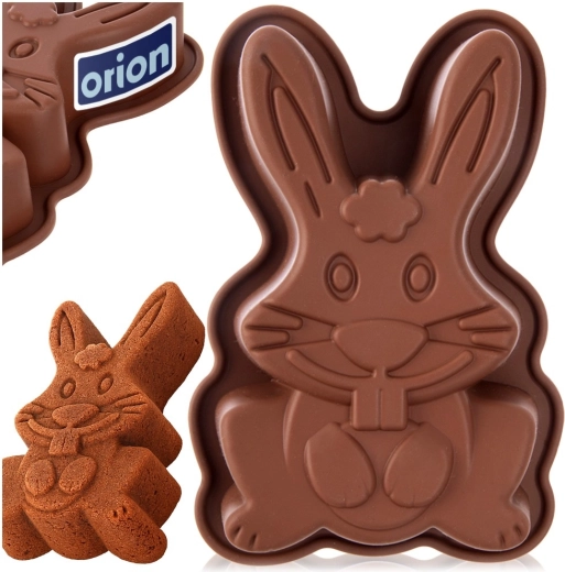 Detailed 3D bunny shape for striking desserts