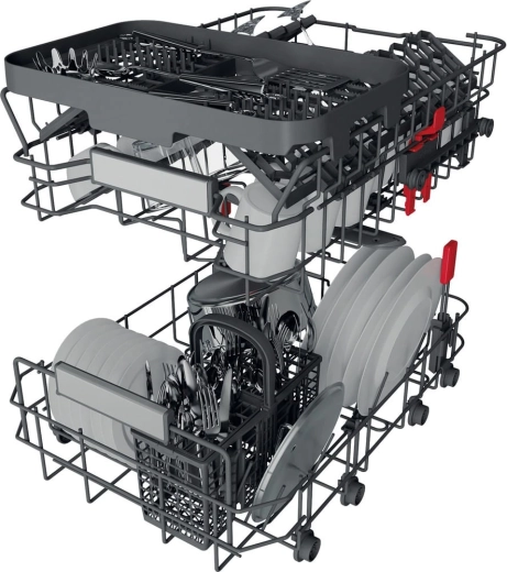 Practical pull-out racks and holders for stable placement of dishes