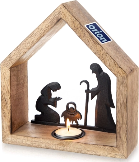 Praktische uitsparing voor theelicht