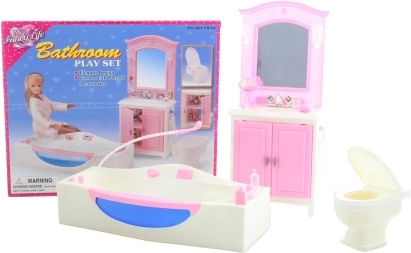 Glorie Bathroom Set for Dolls