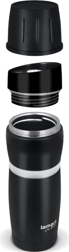 Practical cup in the lid