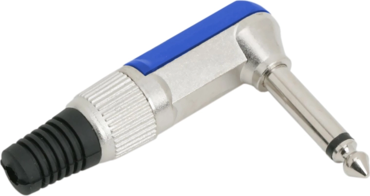 6.3 mm Mono Jack Plug, 90°