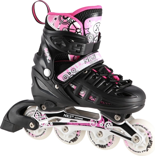 Nils Extreme 4-in-1 schaatsen roze – M (35-38)