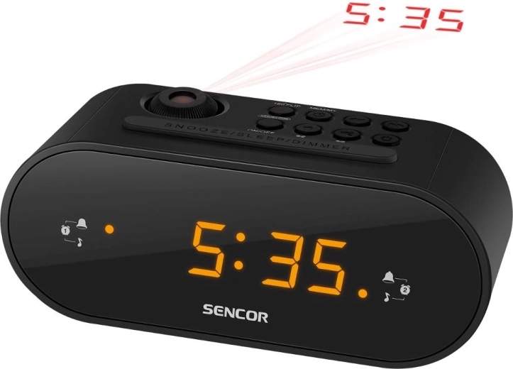 Radiowekker met tijdprojectie Sencor