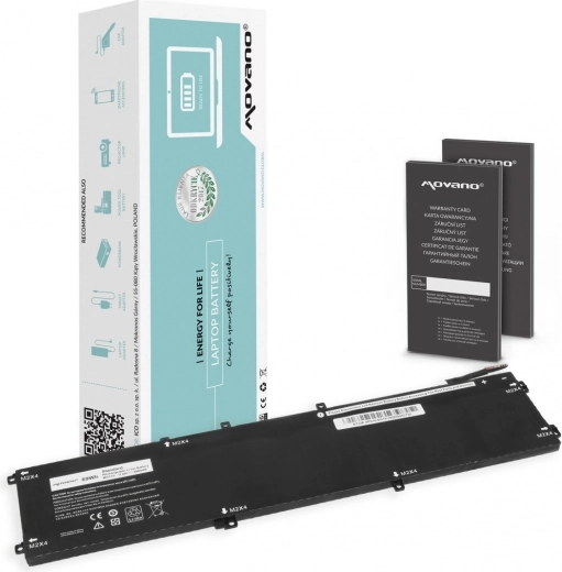 Movano-batterij voor Dell XPS 15 9550, 6000 mAh (69 Wh)