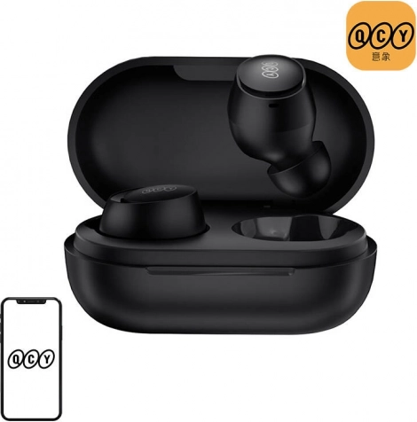 Écouteurs sans fil QCY TWS T27 noir