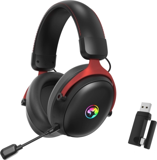 Wireless Gaming Headset Marvo Tactic X Pro Black