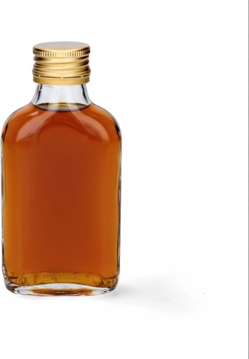 Clear thick glass for easy content inspection