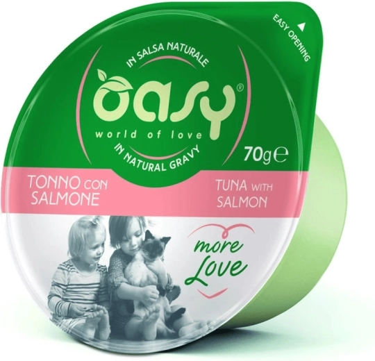 Oasy More Love tuna with salmon cup 70 g