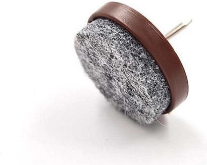 Filzgleiter mit Nagel 24 mm, braun (8 Stk.)