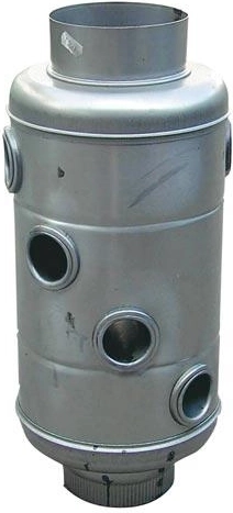 Wärmetauscher Klassik 150/152 × 450 mm aus Stahl