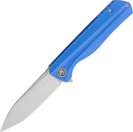 Zakmes Petrified Fish Forward D2, blauwe G10, stonewash 9 cm