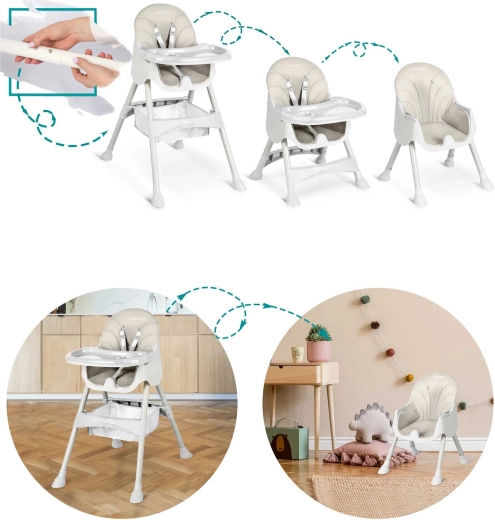 Chaise évolutive 3-en-1 pour bébés et tout-petits