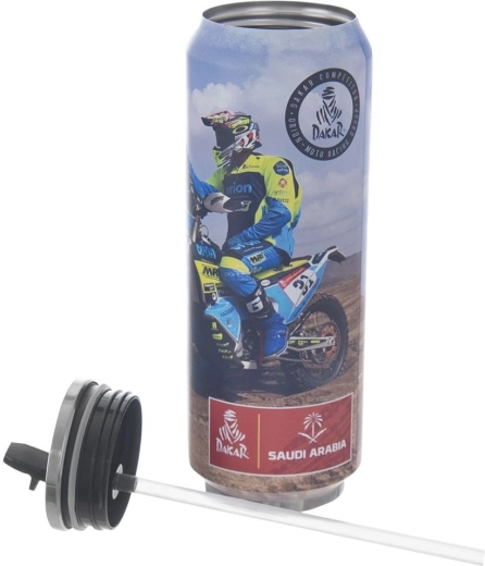 Convenient spout with straw and leak-tight lid