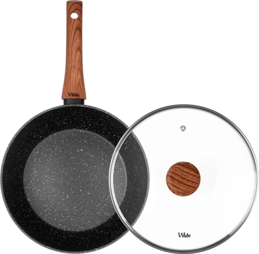 Glazen deksel met stoomventiel