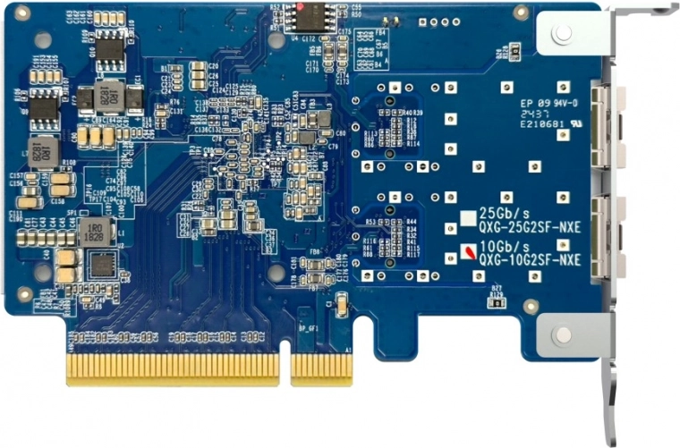 Two 10GbE SFP+ ports for maximum throughput