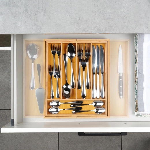 Neat storage for cutlery and utensils