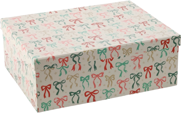 Cadeaudoos kerst Kokarda (strik) 43 × 34 × 15,5 cm