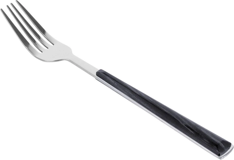 Eleganter Griff mit Holzdekor