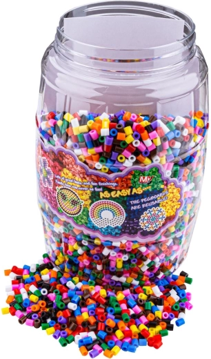 9000 beads in a practical tub
