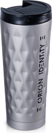 Stainless Steel Orion Identity Grey Travel Mug 500 ml