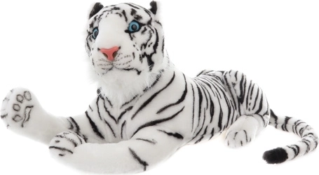 Pluchen witte tijger 55 cm