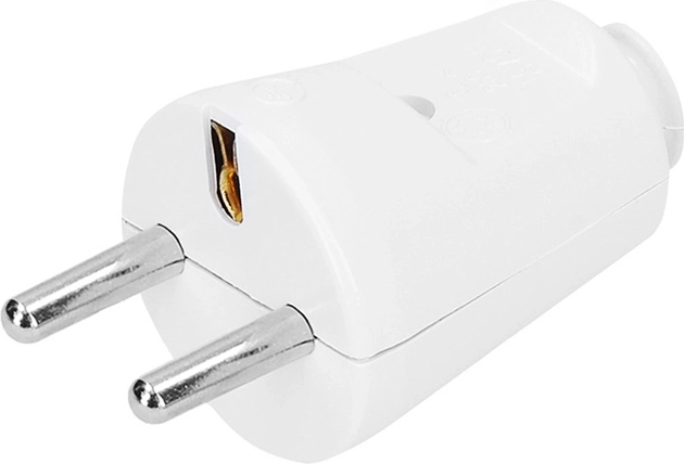 Solight gerader Stecker IP20 weiß