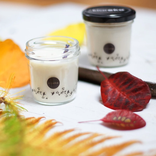 Elegantes Glas zur Wiederverwendung