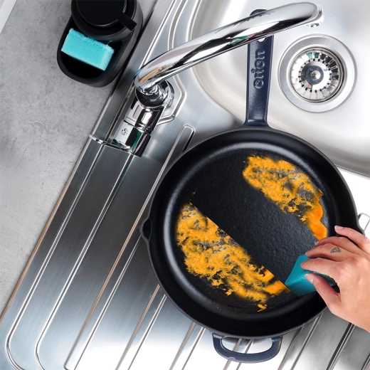 Geëmailleerd oppervlak voor gemakkelijk koken en reinigen