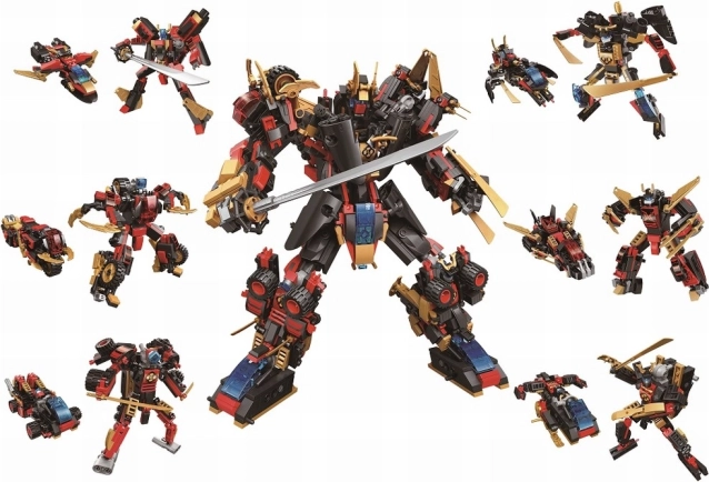 Qman Guardians of the Star Core - 6-in-1 Building Set