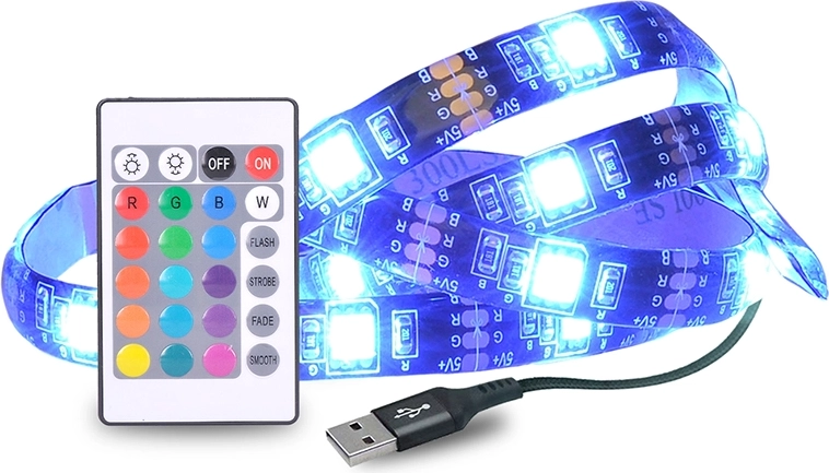 RGB-achtergrondverlichting met afstandsbediening