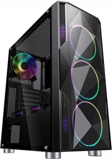 Gaming pc-behuizing MS Fighter V315 zwart