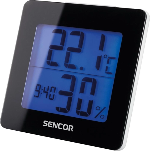 Sencor Thermometer mit Uhr und Wecker
